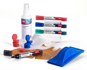 nobo Starter-32-teilig Whiteboard-Marker farbsortiert, 1 Set