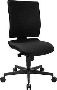 Thumbnail - Topstar Bürostuhl Syncro CLEAN, SN900 MS0 Stoff schwarz, Gestell schwarz