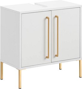 Thumbnail - MÖBELPARTNER Waschbeckenunterschrank Sarah 148428 kreideweiß 57,1 x 30,1 x 61,2 cm