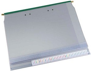 BOI Planettentasche Kunststoff grün DIN A4 3x Klemmleiste, 10 St.