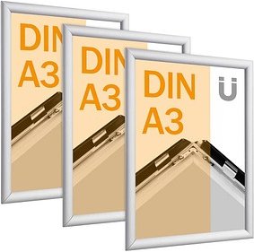 SPRINTIS Klapprahmen silber 29,7 x 42,0 cm, 3 St.