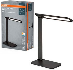 Thumbnail - OSRAM Office Line Desk Banker Schreibtischlampe schwarz 7 W