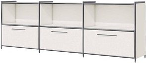 Kerkmann Sideboard Lago, 13799810 weiß 236,0 x 38,0 x 78,0 cm, 1 St.