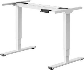 FlexiSpot E5 elektrisch höhenverstellbares Schreibtischgestell weiß ohne Tischplatte, T-Fuß-Gestell weiß 111,6 - 148,6 x...