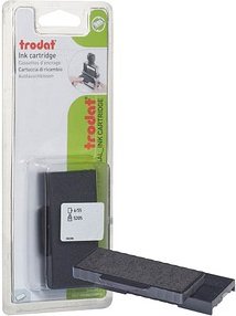 trodat Ersatzstempelkissen 6/55 schwarz 6,8 x 2,4 cm, 2 St.