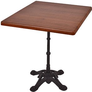 Garden Pleasure CIVETTA Bistrotisch dunkelbraun 70,0 x 70,0 x 74,0 cm