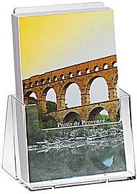 Thumbnail - helit Tischprospekthalter transparent DIN A5 16,5 x 7,8 x 21,5 cm, 2 St.