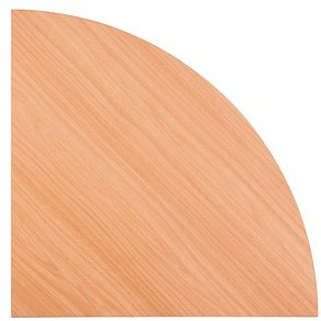 HAMMERBACHER Verbindungsplatte Inader buche, dreieckig abgerundet 80,0 x 80,0 x 2,5 cm