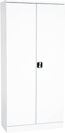 Gürkan Stahlschrank 109705 weiß 4 Fachböden 92,0 x 42,0 x 195,0 cm, aufgebaut, 1 St.