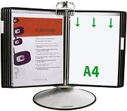 Thumbnail - tarifold Sichttafelsystem 444507 DIN A4 schwarz mit 50 St. Sichttafeln