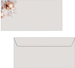 50 SIGEL Weihnachtsbriefumschläge Christmas in rose-gold DIN lang ohne Fenster