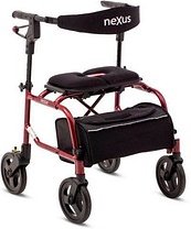RUSSKA Rollator neXus 11445072 rot, schwarz