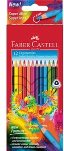 FABER-CASTELL Ergonomics Buntstifte farbsortiert, 12 St.