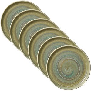 HEART & SOUL Teller Perfect Match Thyme hellgrün Ø 21,0 cm, 6 St.