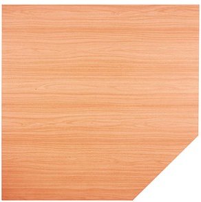 HAMMERBACHER Verbindungsplatte höhenverstellbar HT12 buche, grafit Trapezform 120,0 x 80,0 x 68,5 - 76,0 cm