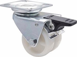 WAGNER® design yourself Apparate-Doppel-Lenkrolle ECO RO 3252 weiß