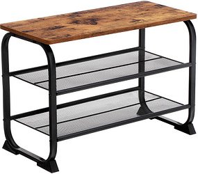 Thumbnail - VASAGLE Schuhregal braun, schwarz 66,0 x 30,0 x 45,0 cm, 1 St.