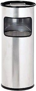 DURABLE Standaschenbecher silbermetallic, 1 St.