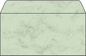 SIGEL Motivbriefumschläge Marmor DIN lang ohne Fenster, 50 St.