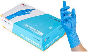NITRAS MEDICAL unisex Einmalhandschuhe HIGH RISK NITRILE blau Größe XL, 50 St.