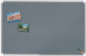 Thumbnail - nobo Pinnwand Premium Plus 90,0 x 60,0 cm Textil grau
