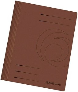 Thumbnail - herlitz Schnellhefter easy orga Karton braun DIN A4, 10 St.