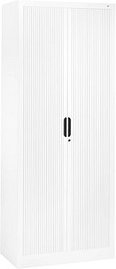 CP Omnispace Rollladenschrank verkehrsweiß 4 Fachböden 80,0 x 42,0 x 198,0 cm