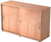 HAMMERBACHER Schiebetürenschrank 1752S, V1752S/N/N/BM nussbaum 1 Fachboden 120,0 x 40,0 x 74,8 cm