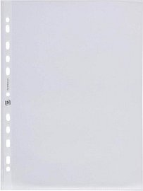 OXFORD Prospekthüllen DIN A4 transparent glatt 0,12 mm, 100 St.