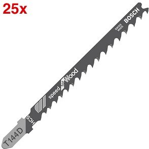 Thumbnail - AKTION: 25 BOSCH T144D Speed for Wood Stichsägeblätter mit Prämie nach Registrierung