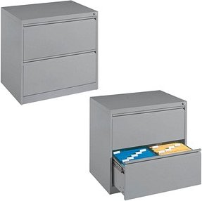 CP C 2000 Acurado Hängeregistraturschrank silber 2 Schubladen 78,7 x 59,0 x 73,3 cm