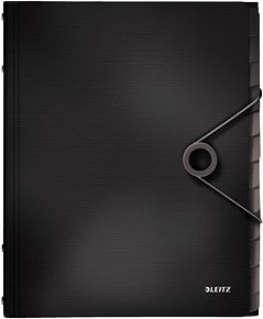 Thumbnail - AKTION: LEITZ Ordnungsmappe Solid 4570 12 Fächer schwarz, 1 St. mit Prämie nach Registrierung