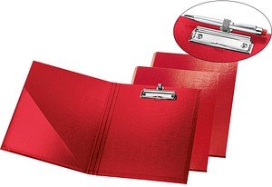 FALKEN Klemmbrettmappe 11288388 DIN A4 rot Karton, 1 St.