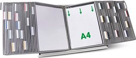 Thumbnail - tarifold Sichttafelsystem 434600 DIN A4 grau mit 60 St. Sichttafeln, 1 St.
