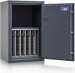ISS safe4key Schlüsseltresor grau mit 280 Haken, Elektronikschloss, 50,0 x 42,0 x 80,0 cm, 1 St.