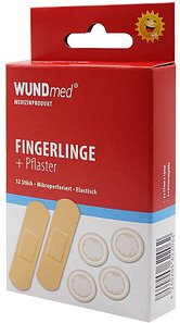Thumbnail - WUNDmed® Pflaster Fingerlinge + Pflaster 02-102 beige, 12 St.