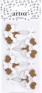 Thumbnail - artoz Aufkleber 3D Herzballone, 4 St.