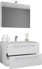 VCM my bath Badmöbel-Set Badinos 914330 weiß 60,0 x 46,0 x 50,0 cm