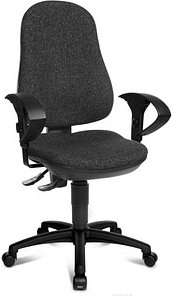 Topstar Bürostuhl Point 70, 8170UG22 Stoff anthrazit, Gestell schwarz