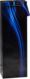 12 TSI Geschenktüten für Flaschen Business Wave Motiv 12,0 x 36,0 cm