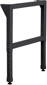 ADB Werkbankfüße anthrazitgrau 70,0 cm 58,0 - 98,0 cm