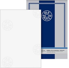 BRUNNEN Briefpapier mit Wasserzeichen MK Papier weiß DIN A4 80 g/qm 1 Block