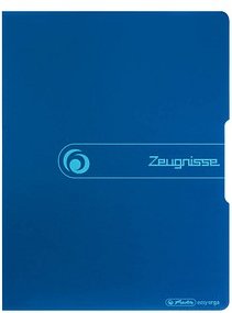 herlitz easy orga to go Zeugnismappe DIN A4, 20 Hüllen blau, 1 St.