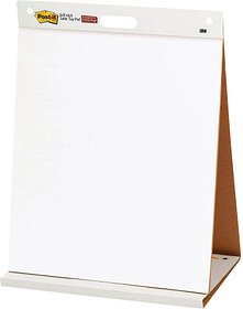 Post-it® Flipchart-Papier Super Sticky Meeting Chart blanko 50,8 x 58,4 cm, 20 Blatt, 1 Block
