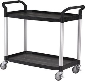 Thumbnail - Etagenwagen schwarz 110,0 x 52,0 x 95,0 cm