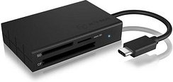 Thumbnail - RaidSonic ICY BOX® IB-CR401-C3 Multi-microSD, SD, Compact Flash-Kartenleser schwarz