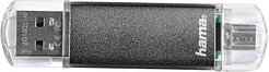 Thumbnail - hama USB-Stick Laeta Twin grau 16 GB, 1 St.