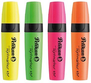 Thumbnail - Pelikan 490 Textmarker farbsortiert, 4 St.