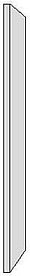 Kerkmann Progress Abschlusswand lichtgrau 2,0 x 40,0 x 225,0 cm