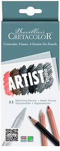 Brevillier's CRETACOLOR Cretacolor STUDIO Drawing 101 Malset farbsortiert, 1 Set